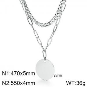 Stainless Steel Necklace - KN114437-Z