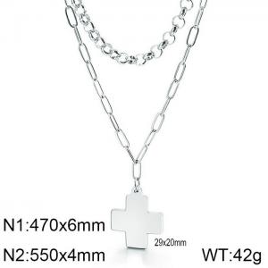 Stainless Steel Necklace - KN114440-Z