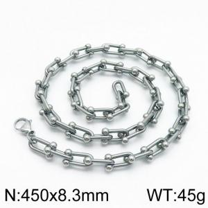 Stainless Steel Necklace - KN114641-Z