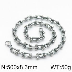 Stainless Steel Necklace - KN114642-Z