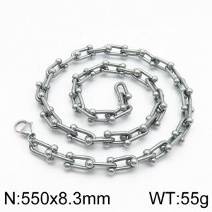 Stainless Steel Necklace - KN114643-Z