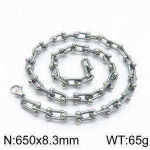 Stainless Steel Necklace - KN114645-Z