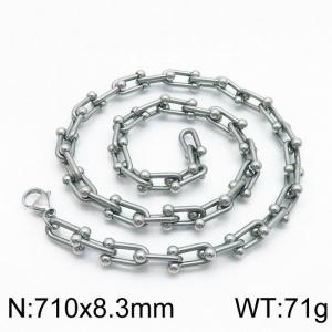 Stainless Steel Necklace - KN114646-Z