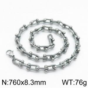 Stainless Steel Necklace - KN114647-Z