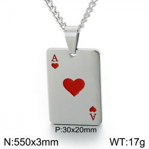 Stainless Steel Necklace - KN115120-WGTY