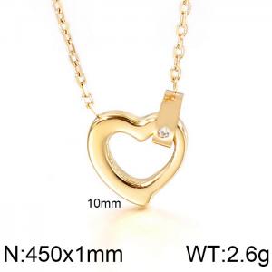 SS Gold-Plating Necklace - KN115124-KFC