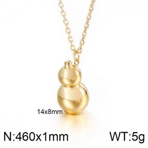 SS Gold-Plating Necklace - KN115127-KFC