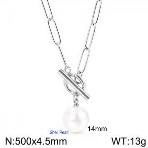 Stainless Steel Necklace - KN115146-Z