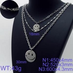 Stainless Steel Necklace - KN115329-Z