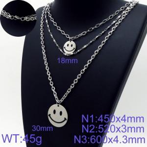 Stainless Steel Necklace - KN115330-Z