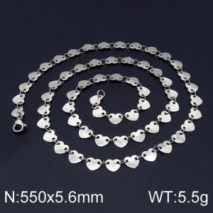 Stainless Steel Necklace - KN115345-Z