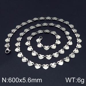 Stainless Steel Necklace - KN115346-Z