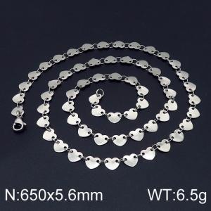 Stainless Steel Necklace - KN115347-Z