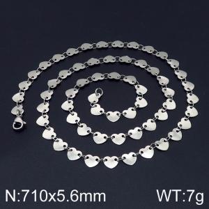 Stainless Steel Necklace - KN115348-Z