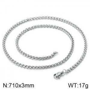 Stainless Steel Necklace - KN115789-Z