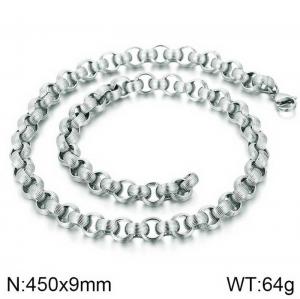 Stainless Steel Necklace - KN115827-Z