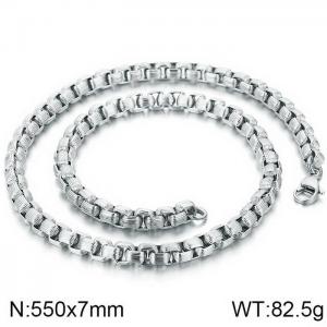 Stainless Steel Necklace - KN115834-Z