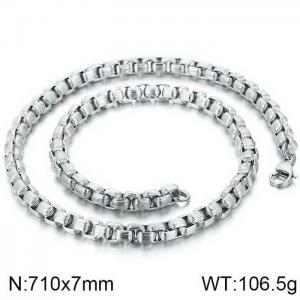 Stainless Steel Necklace - KN115837-Z