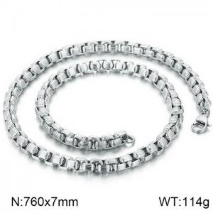 Stainless Steel Necklace - KN115838-Z