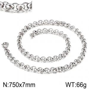 Stainless Steel Necklace - KN115928-Z