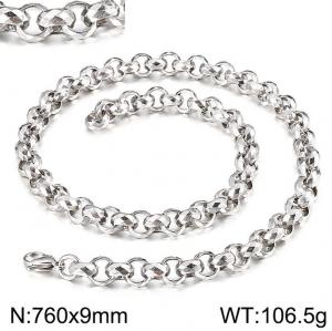 Stainless Steel Necklace - KN115934-Z