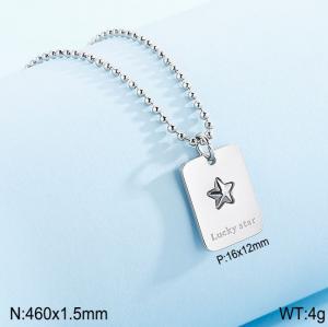 Stainless Steel Necklace - KN116767-KFC