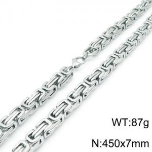 Stainless Steel Necklace - KN116917-Z