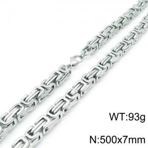 Stainless Steel Necklace - KN116918-Z