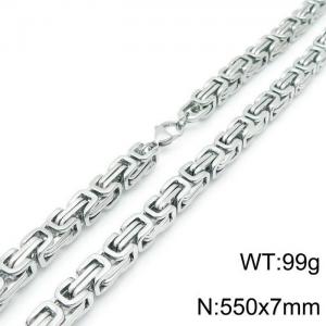 Stainless Steel Necklace - KN116919-Z