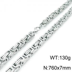 Stainless Steel Necklace - KN116923-Z