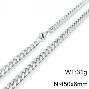 Stainless Steel Necklace - KN116980-Z