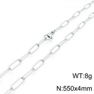 Stainless Steel Necklace - KN117010-Z