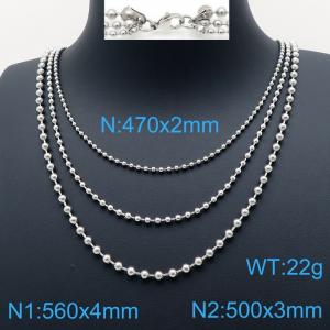 Stainless Steel Necklace - KN117499-Z