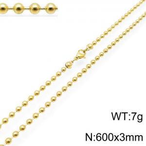 Staineless Steel Small Gold-plating Chain - KN117671-Z