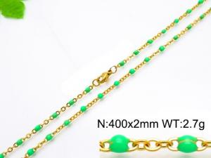 Staineless Steel Small Gold-plating Chain - KN118227-Z