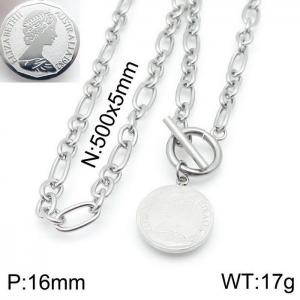 Stainless Steel Necklace - KN118237-Z