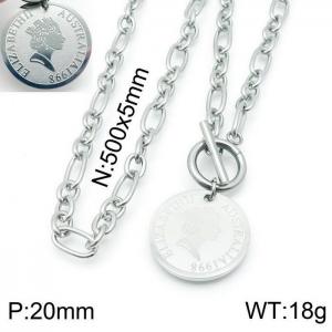 Stainless Steel Necklace - KN118239-Z