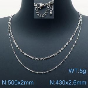 Stainless Steel Necklace - KN118274-Z
