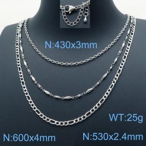 Stainless Steel Necklace - KN118280-Z
