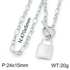 Stainless Steel Necklace - KN118526-Z