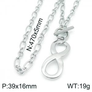 Stainless Steel Necklace - KN118528-Z