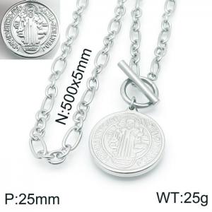 Stainless Steel Necklace - KN118537-Z