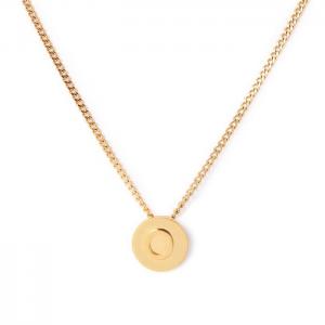 SS Gold-Plating Necklace - KN118653-K