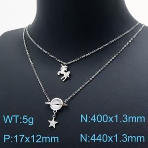 Stainless Steel Necklace - KN118716-KLX