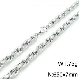 Stainless Steel Necklace - KN118913-Z