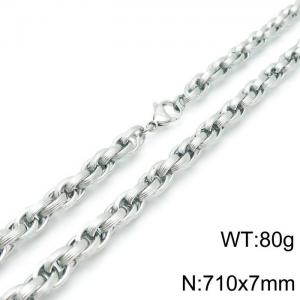 Stainless Steel Necklace - KN118914-Z