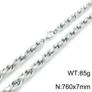 Stainless Steel Necklace - KN118915-Z