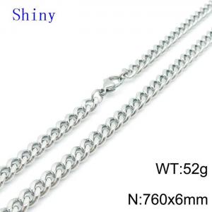 Stainless Steel Necklace - KN119037-Z