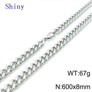 Stainless Steel Necklace - KN119069-Z