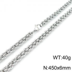 Stainless Steel Necklace - KN119342-Z